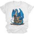 Book Lover Bookworm Reading Books Dragon Premium Tri-Blend Unisex Jersey T-Shirt