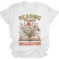 Book Lover Reading Bookish Floral Reading Powers Imagination Unisex Jersey T-Shirt Book Lover Reading Bookish Floral Reading Powers Imagination Unisex Jersey T-Shirt