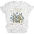 Book Lover Vintage Botanical Friends Premium Tri-Blend Unisex Jersey T-Shirt