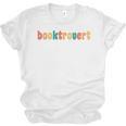 Book Lovers Introverted Bookworm Reading Booktrovert Unisex Jersey T-Shirt
