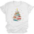 All Booked For Christmas Book Christmas Book Lover Librarian Unisex Jersey T-Shirt