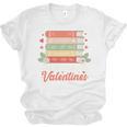 All Booked For Valentines Retro Book Lover Teacher Bookworm Premium Tri-Blend Unisex Jersey T-Shirt
