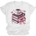All Booked For Valentine's Teacher Coquette Bow Coffee Book Unisex Jersey T-Shirt