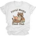 Bookish Feral Moms Book Club Raccoon Mother's Day Bookworm Unisex Jersey T-Shirt