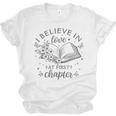 Books I Believe In Love At First Chapter Book Lover Unisex Jersey T-Shirt
