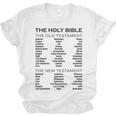 The Books Of The Bible Old And New Testament Complete List Unisex Jersey T-Shirt The Books Of The Bible Old And New Testament Complete List Unisex Jersey T-Shirt