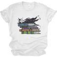Books Cats Life Is Sweet Cats Books Lover Men Women Unisex Jersey T-Shirt Books Cats Life Is Sweet Cats Books Lover Men Women Unisex Jersey T-Shirt