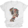 Books Lover Women Art Colorful Drawing Graphic Books Unisex Jersey T-Shirt