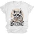Booktrovert Raccoon Reading And Coffee For Book Lover Unisex Jersey T-Shirt Booktrovert Raccoon Reading And Coffee For Book Lover Unisex Jersey T-Shirt