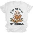 Bury Me With My Books Ghost Tee Unisex Jersey T-Shirt