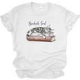 Cat Life Books And Cats Cat Lover Cat Mom Book Lovers Unisex Jersey T-Shirt Cat Life Books And Cats Cat Lover Cat Mom Book Lovers Unisex Jersey T-Shirt
