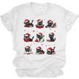 Cat Reading Books Lover Christmas Cat Lover Xmas Unisex Jersey T-Shirt Cat Reading Books Lover Christmas Cat Lover Xmas Unisex Jersey T-Shirt
