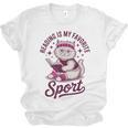 Cat Reading Is My Favorite Sport Retro Book Lover Unisex Jersey T-Shirt Cat Reading Is My Favorite Sport Retro Book Lover Unisex Jersey T-Shirt