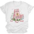 Caution Slippery When Reading Book Reader Unisex Jersey T-Shirt