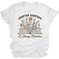 Chapter 18 A Literary Milestone 18th Birthday Book Lovers Unisex Jersey T-Shirt Chapter 18 A Literary Milestone 18th Birthday Book Lovers Unisex Jersey T-Shirt