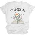 Chapter 34 Book Lovers & Readers 34th Birthday Wildflowers Premium Tri-Blend Unisex Jersey T-Shirt Chapter 34 Book Lovers & Readers 34th Birthday Wildflowers Premium Tri-Blend Unisex Jersey T-Shirt