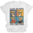 Cheetah Love Reading And Cheetahs Kids Bookworm Unisex Jersey T-Shirt Cheetah Love Reading And Cheetahs Kids Bookworm Unisex Jersey T-Shirt