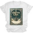 A Christmas Carol Book Cover By Charles Dickens Unisex Jersey T-Shirt A Christmas Carol Book Cover By Charles Dickens Unisex Jersey T-Shirt