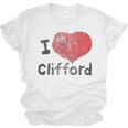 Clifford The Big Red Dog I Heart Clifford Childrens Books Unisex Jersey T-Shirt Clifford The Big Red Dog I Heart Clifford Childrens Books Unisex Jersey T-Shirt