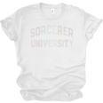 Crazy Sarcastic SORCERER UNIVERSITY Introvert Anti Social Unisex Jersey T-Shirt