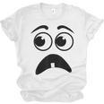Creepy Face Carrot Halloween Book Character Costume Unisex Jersey T-Shirt Creepy Face Carrot Halloween Book Character Costume Unisex Jersey T-Shirt