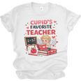 Cupid's Favorite Math Teacher Valentine Reading Book Women Unisex Jersey T-Shirt Cupid's Favorite Math Teacher Valentine Reading Book Women Unisex Jersey T-Shirt