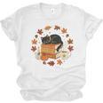 Cute Cat Fall In Love With Reading Book Cat Lover Librarian Unisex Jersey T-Shirt Cute Cat Fall In Love With Reading Book Cat Lover Librarian Unisex Jersey T-Shirt
