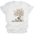 Cute Fairy Reading Fairycore Aesthetic Book Lover Unisex Jersey T-Shirt