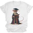 Cute Mouse Reading Book Graduation Unisex Jersey T-Shirt