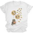 Cute Reading Cat With Kitten Dandelion Flowers Book Lover Unisex Jersey T-Shirt Cute Reading Cat With Kitten Dandelion Flowers Book Lover Unisex Jersey T-Shirt