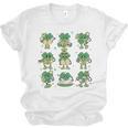 Cute Shamrock Reading Books St Patrick's Day Teacher Reading Unisex Jersey T-Shirt Cute Shamrock Reading Books St Patrick's Day Teacher Reading Unisex Jersey T-Shirt