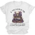 Dark Romance Merch I Put Down My Book Lover Spicy Skeleton Unisex Jersey T-Shirt Dark Romance Merch I Put Down My Book Lover Spicy Skeleton Unisex Jersey T-Shirt