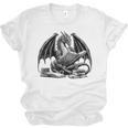 Dragon Reading Book Bookworm Books Dragon Learning Unisex Jersey T-Shirt Dragon Reading Book Bookworm Books Dragon Learning Unisex Jersey T-Shirt