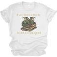 Easily Distracted By Books And Dragons Graphic Premium Unisex Jersey T-Shirt