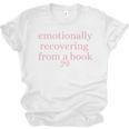 Emotionally Recovering From a Book Bookish Unisex Jersey T-Shirt Emotionally Recovering From a Book Bookish Unisex Jersey T-Shirt