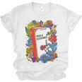 Equal Rights Book Flower Resist Feminist LGBTQ Floral Unisex Jersey T-Shirt