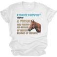 Equinetrovert Definition Equine Horse Riding Introvert Unisex Jersey T-Shirt Equinetrovert Definition Equine Horse Riding Introvert Unisex Jersey T-Shirt