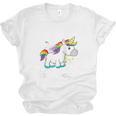 Ew People Unicorn Lover Introvert Rainbow Unicorn Raglan Baseball Tee Unisex Jersey T-Shirt