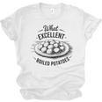 What Excellent Boiled Potatoes Book Lover Vintage Literature Unisex Jersey T-Shirt