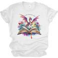 In My Fantasy Era Magic Dragon Book Unisex Jersey T-Shirt