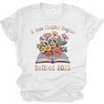 Floral Book Officially Retired 2025 A New Chapter Begins Unisex Jersey T-Shirt Floral Book Officially Retired 2025 A New Chapter Begins Unisex Jersey T-Shirt