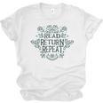 Floral “Read Return Repeat” Book Lovers Readers Librarians Unisex Jersey T-Shirt Floral “Read Return Repeat” Book Lovers Readers Librarians Unisex Jersey T-Shirt