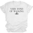 Very Fond Of Walking Book Lover Mom Walking Bookish Unisex Jersey T-Shirt Very Fond Of Walking Book Lover Mom Walking Bookish Unisex Jersey T-Shirt