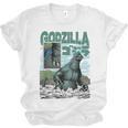 Godzilla Ocean Scene Comic Book Illustration Movie Monster Unisex Jersey T-Shirt