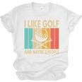 I Like Golf And Maybe 3 People Introvert Unisex Jersey T-Shirt I Like Golf And Maybe 3 People Introvert Unisex Jersey T-Shirt