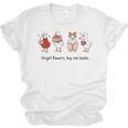 Goose Forget Flowers Buy Me Books Unisex Jersey T-Shirt