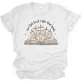 Groovy Flowers Love God Drink Coffee Read Books Christian Unisex Jersey T-Shirt