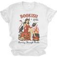 Halloween Bookish Witchy Book Club Hot Girls Read Unisex Jersey T-Shirt Halloween Bookish Witchy Book Club Hot Girls Read Unisex Jersey T-Shirt