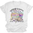 Happiness Is Coffee And a Good Book Women Love Reading Book Unisex Jersey T-Shirt