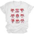 Heart Holding Reading Books Valentine Teacher Book Lover Unisex Jersey T-Shirt
